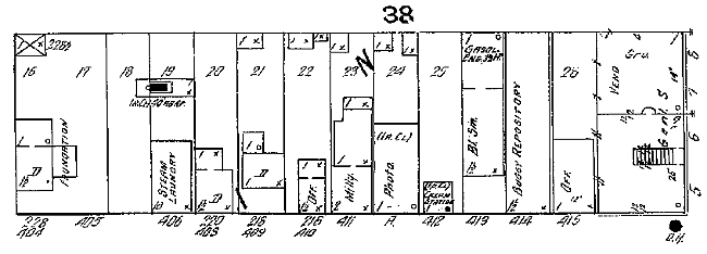 Block 46, Washington Street, Blair, NE Sanborn Map from 1909