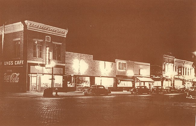 Downtown Blair - 1950s
